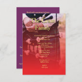 Robbie Burns Schotland Sentimenteel Feest Uitnodig Kaart (Voorkant / Achterkant)