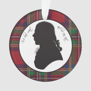 Robbie Burns silhouet ornament