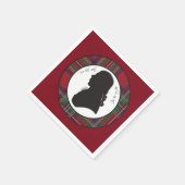 Robbie Burns silhouet servetten (Hoek)