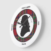 Robbie Burns silhouette klok (Hoek)