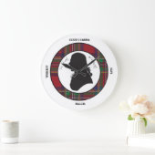 Robbie Burns silhouette klok (Huis)