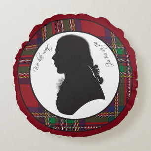 Robbie Burns silhouette kussen