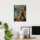 Robbie de Robot Forned Planet Poster (Thuiskantoor)