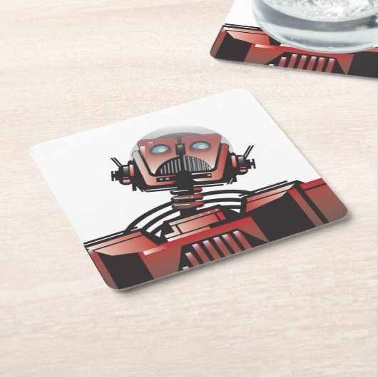 Robbie de Robot onderzetter (Schuin)