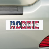 Robbie Name Vorname USA Aufkleber Sticker Auto (Op auto)