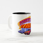 Robbies T - shirts Classics Tweekleurige Koffiemok (Voorkant links)