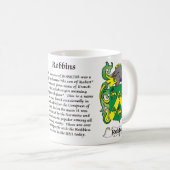 Robbins Family Coat of Arms mok (Voorkant rechts)