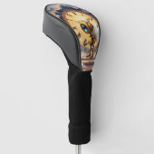 Robby de Gevleugelde Tijdbewaker – Wings of Time S Golfheadcover (Schuin)