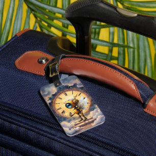 Robby de gevleugelde tijdhouder – Wings of Time-se Bagagelabel
