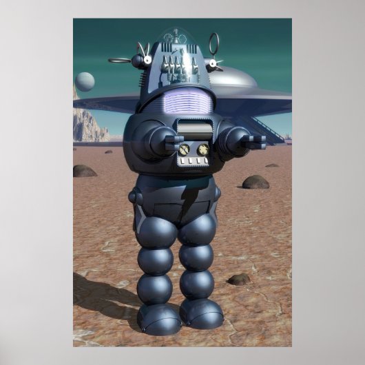 Robby de robot poster (Voorkant)