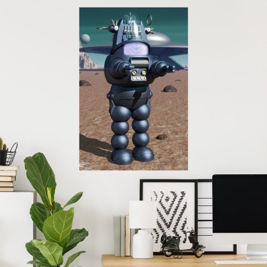 Robby de robot poster (Thuiskantoor)