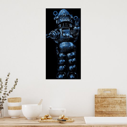 Robby De Robot Poster (Keuken)