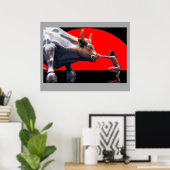 ROBBY en de Bull #2 Poster (Thuiskantoor)