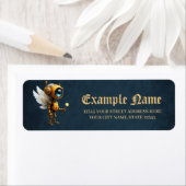 Robby the Winged Timekeeper – Wings of Time Serie  Etiket (Insitu)