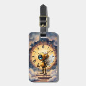 Robby the Winged Timekeeper – Wings of Time Series Bagagelabel (Voorkant verticaal)
