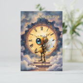 Robby the Winged Timekeeper – Wings of Time Series Bedankkaart (Staand voorkant)
