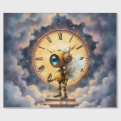 Robby the Winged Timekeeper – Wings of Time Series Cadeaupapier (Vlak)