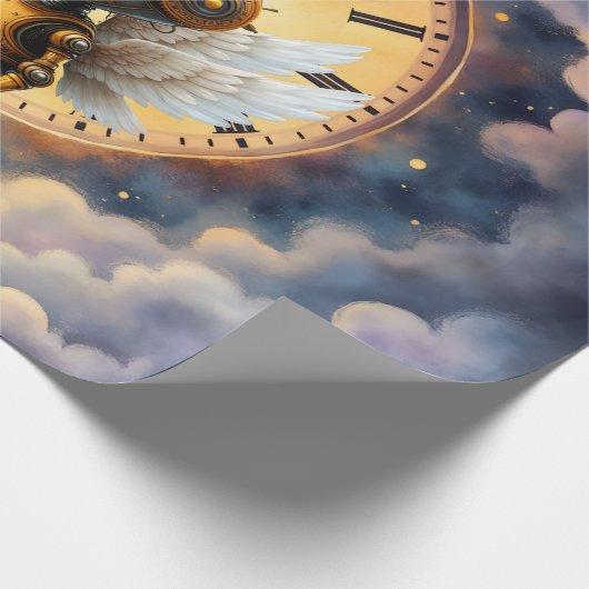 Robby the Winged Timekeeper – Wings of Time Series Cadeaupapier (Hoek)