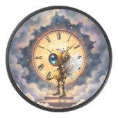 Robby the Winged Timekeeper – Wings of Time Series Hockey Puck (Voorkant)