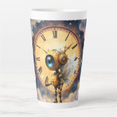 Robby the Winged Timekeeper – Wings of Time Series Latte Mok (Voorkant)