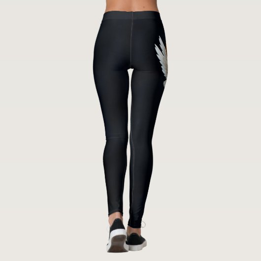 Robby the Winged Timekeeper – Wings of Time Series Leggings (Achterkant)