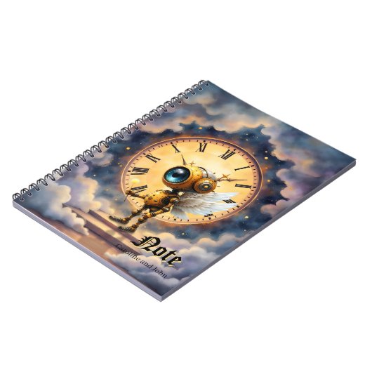 Robby the Winged Timekeeper – Wings of Time Series Notitieboek (Linkerzijde)