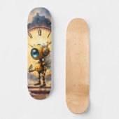 Robby the Winged Timekeeper – Wings of Time Series Persoonlijk Skateboard (Voorkant)