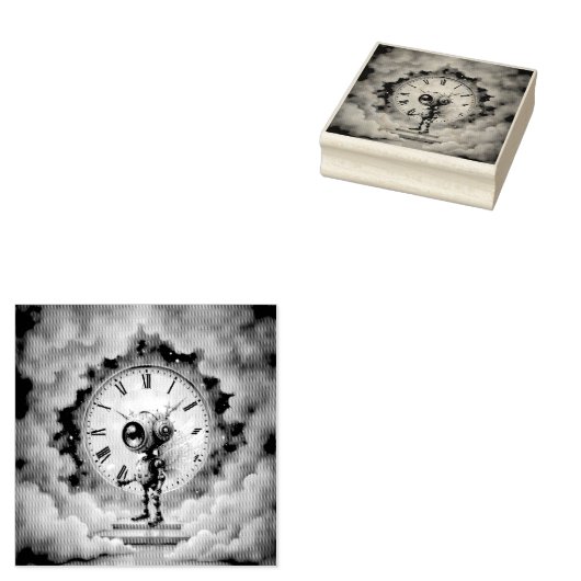 Robby the Winged Timekeeper – Wings of Time Series Rubberstempel (Gestempeld)