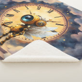 Robby the Winged Timekeeper – Wings of Time Series Sherpa Deken (3/4)