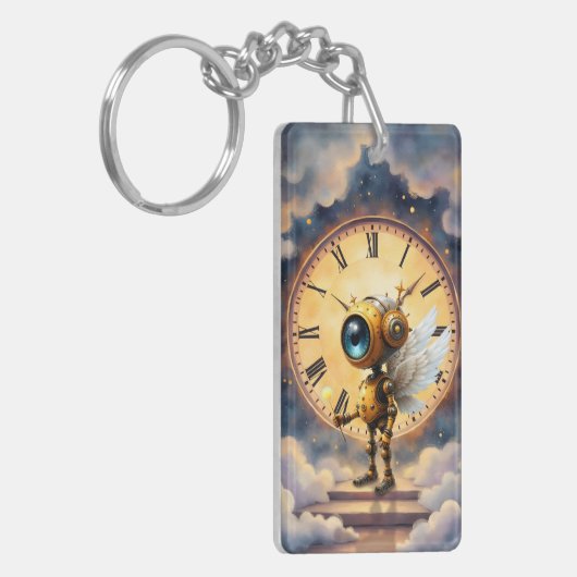 Robby the Winged Timekeeper – Wings of Time Series Sleutelhanger (Voorkant Links)