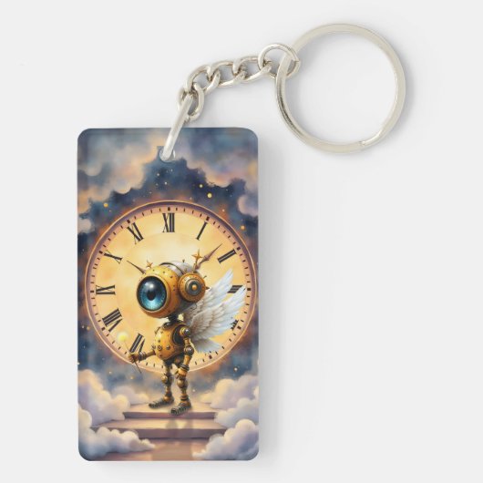 Robby the Winged Timekeeper – Wings of Time Series Sleutelhanger (achterkant)