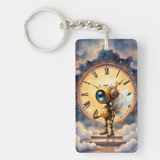 Robby the Winged Timekeeper – Wings of Time Series Sleutelhanger (Voorkant)