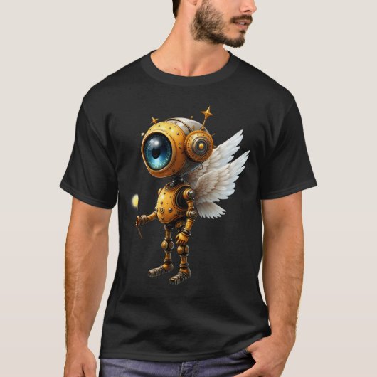 Robby the Winged Timekeeper – Wings of Time Series T-shirt (Voorkant)
