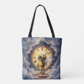 Robby the Winged Timekeeper – Wings of Time Series Tote Bag (Achterkant)