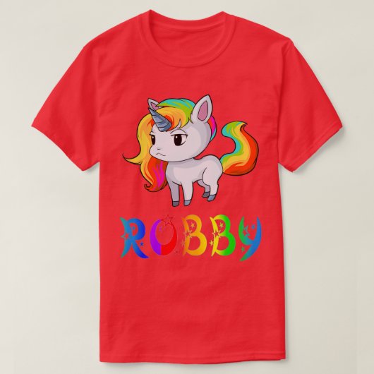 Robby Unicorn T-shirt (Design voorkant)