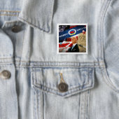 Robby Wells voor President 2016 Vierkante Button 5,1 Cm (In situ)