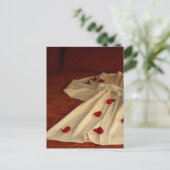 Robe, blokjes en bed briefkaart (Staand voorkant)
