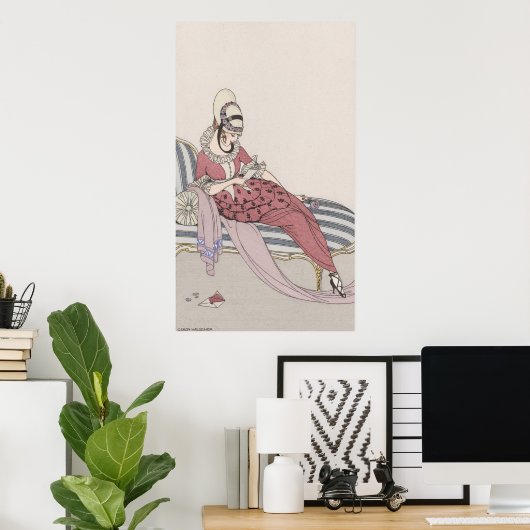 Robe de Gabardine - Gerda Wegener Poster (Thuiskantoor)