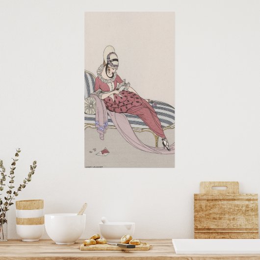 Robe de Gabardine - Gerda Wegener Poster (Keuken)