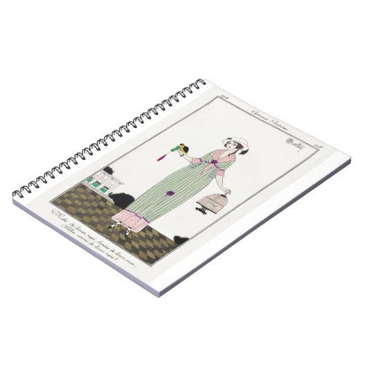 Robe de linon Charles Martin, Mode Illustratie Notitieboek (Linkerzijde)