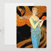 "Robe de Soir" Art Deco van George Barbier Kaart (Voorkant / Achterkant)