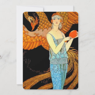 "Robe de Soir" Art Deco van George Barbier Kaart
