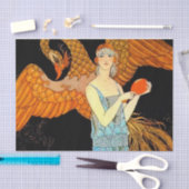 "Robe de Soir" Art Deco van George Barbier Tissuepapier (Craft)