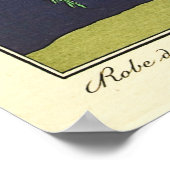 Robe de taffetas gris, door George Barbier Poster (Hoek)