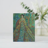 Robed Woman Briefkaart (Staand voorkant)