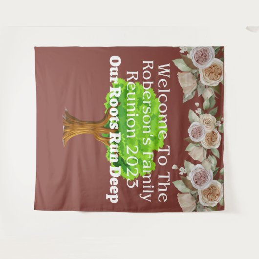 Roberson Family Reunion Tapestry Wandkleed (Voorkant (horizontaal))