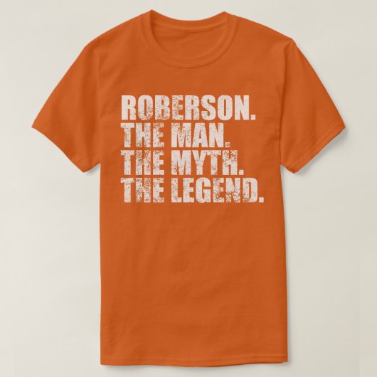 RobersonRoberson Achternaam Roberson Ro T-shirt (Design voorkant)