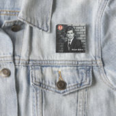 Robert Babnic Vierkante Button 5,1 Cm (In situ)