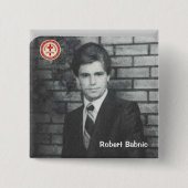 Robert Babnic Vierkante Button 5,1 Cm (Voorkant)