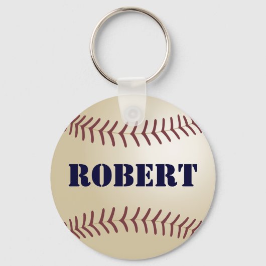 Robert Baseball Keychain by 369MyName (Voorkant)